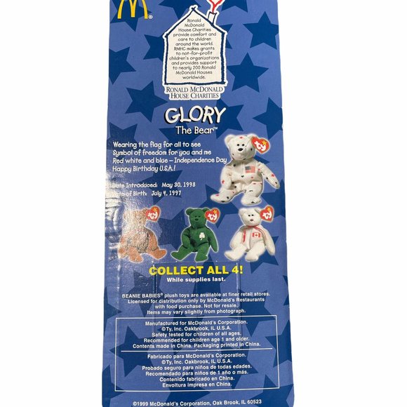 Ty 1999 Set of 4 McDonalds International McDonalds - Picture 4 of 10